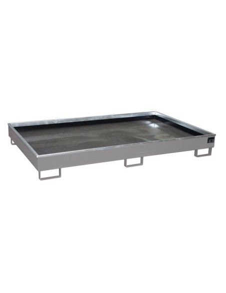 --Balda collezione con inserto in PE, verniciato, topo grigio