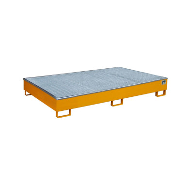 --Balda sieve with PE insert, painted, orange yellow