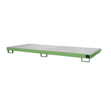 -- Smooth shelf, painted, green