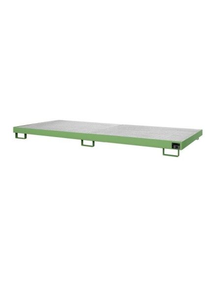 -- Smooth shelf, painted, green