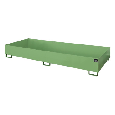 -- Smooth shelf, painted, green