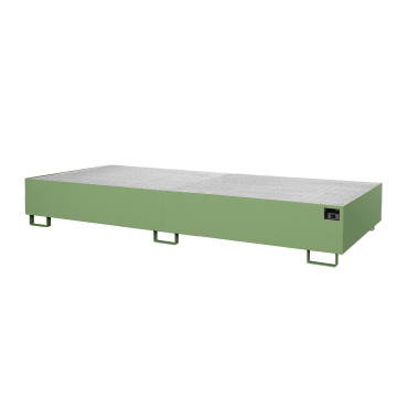 -- Smooth shelf, painted, green