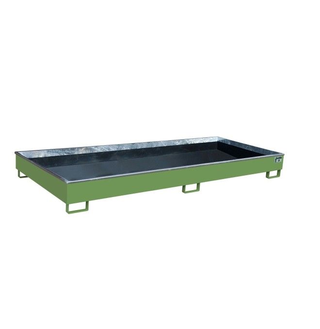 --Balda collection with PE insert, painted, green silk