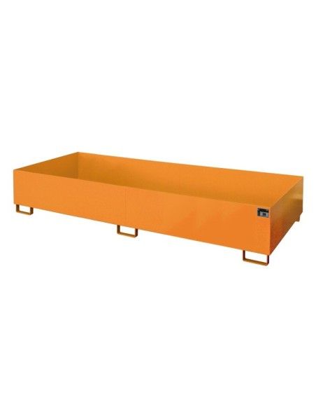 --Waschbeckenregal, lackiert, orange-gelb