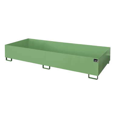 -- Smooth shelf, painted, green