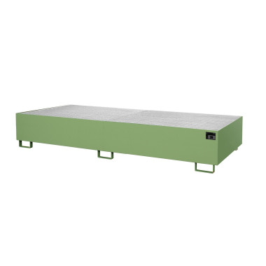 -- Smooth shelf, painted, green