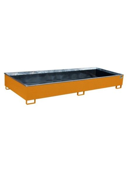 --Balda sieve with PE insert, painted, orange yellow