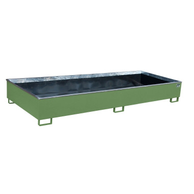 --Balda collection with PE insert, painted, green silk