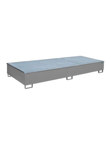 --Balda collezione con inserto in PE, verniciato, topo grigio
