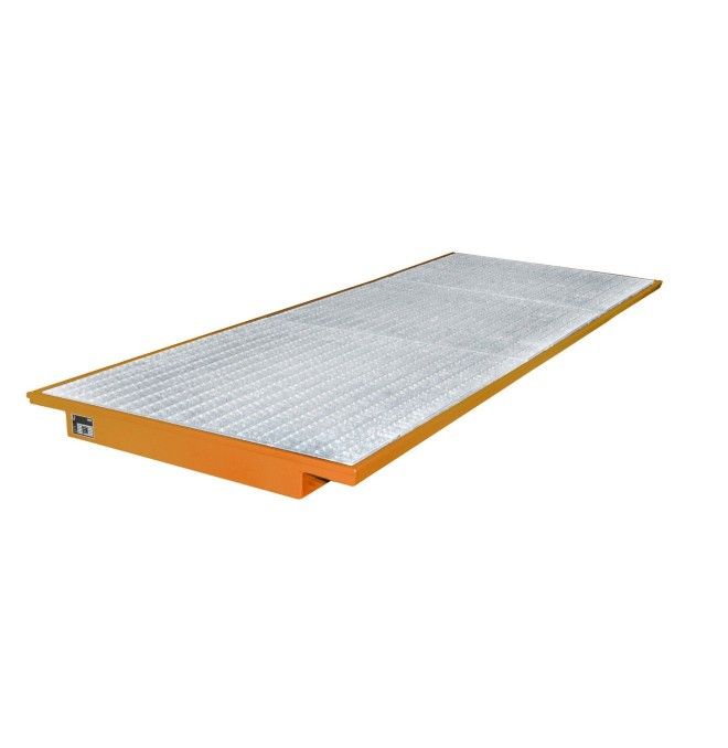 Polyethylen & Metall Eimer --Sumidero suspendiert, lackiert, gelb orange