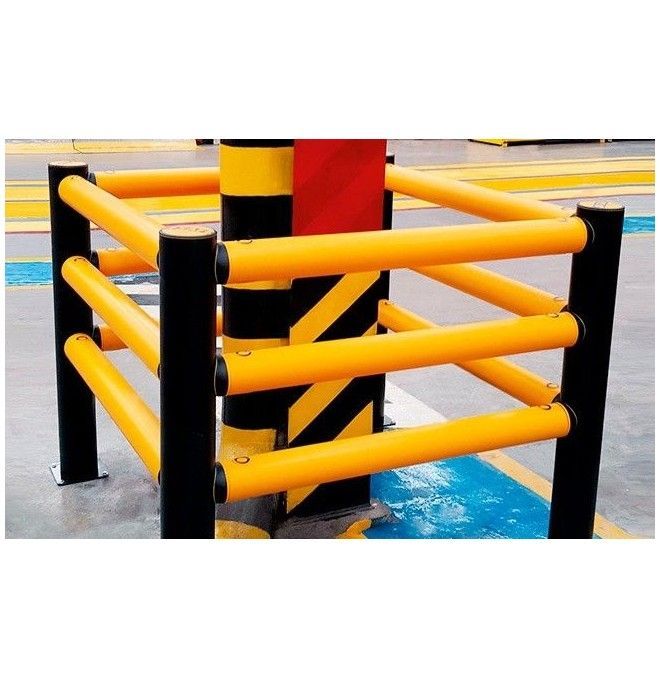 Industrieschutz--Rail 3 Säulenprotektor