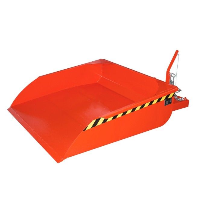 Tilting Container--Pala to manipulate granel, painted Red fire