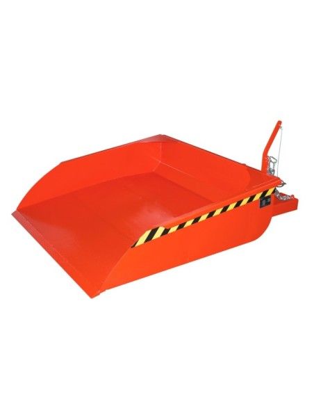 Bacs Basculants--Pala pour manipuler le granel, le feu rouge peint