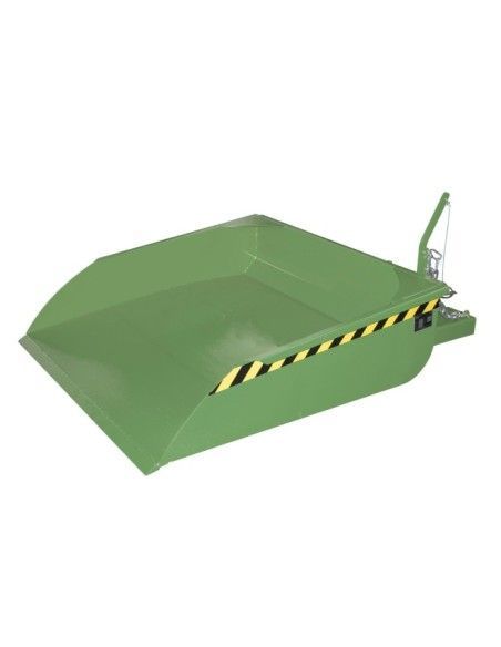 Contenitore Ribaltabile--Pala per manipolare granello, dipinto verde Reseda