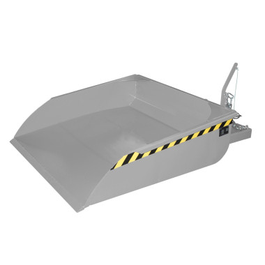 Pala para manipular granel, pintada gris ratón