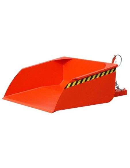 Recipiente Inclinável--Pala, pintado, fogo vermelho