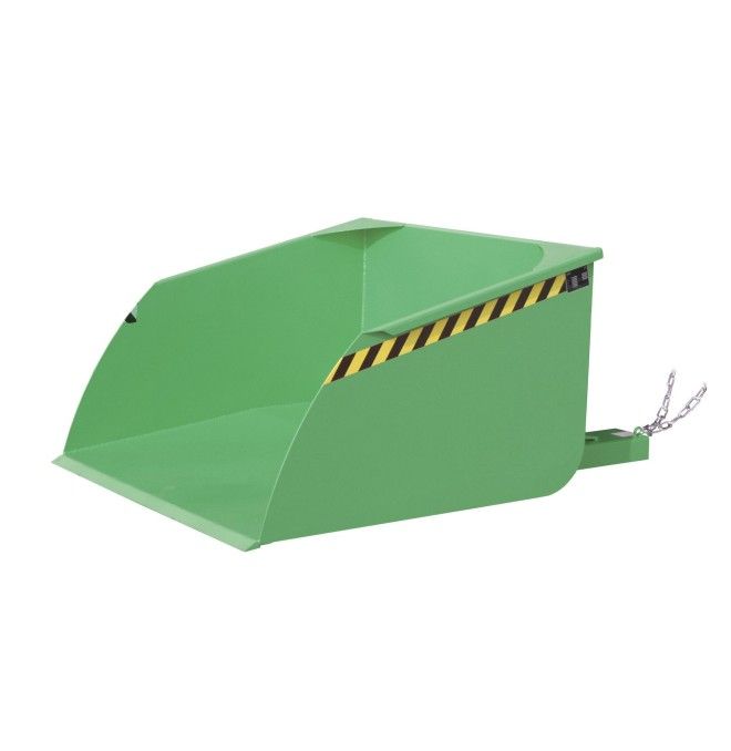 Recipiente Inclinável--Pala, pintado, verde
