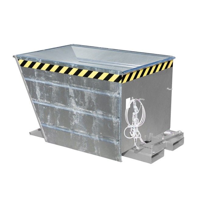 Recipiente Inclinável--Recipiente tilagem, galvanizado a quente