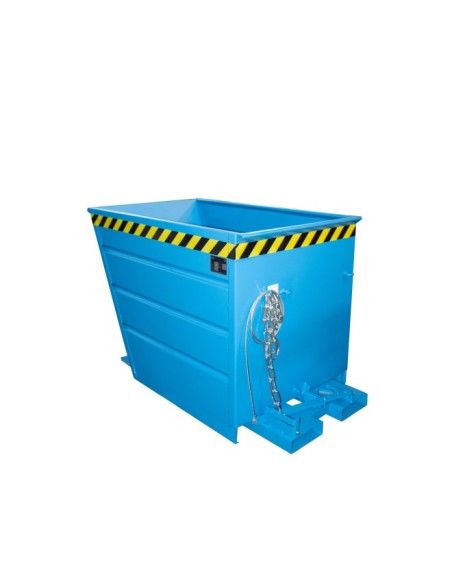 Recipiente Inclinável--Recipiente tilting, pintado, azul claro