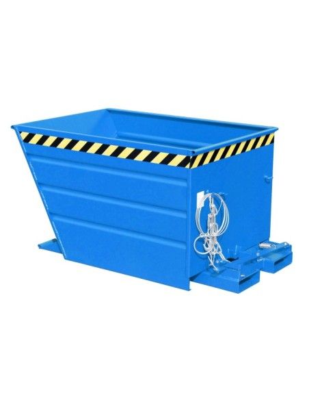 Kippbehälter--Container kippen, lackiert, hellblau