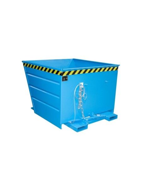 Kippbehälter--Container kippen, lackiert, hellblau