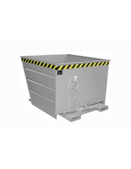 Tilting Container--Container tilting, painted, gray mouse
