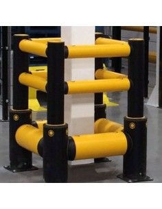Protecciones industriales--Protector de Columna 2 raíles + Rail Doble 2