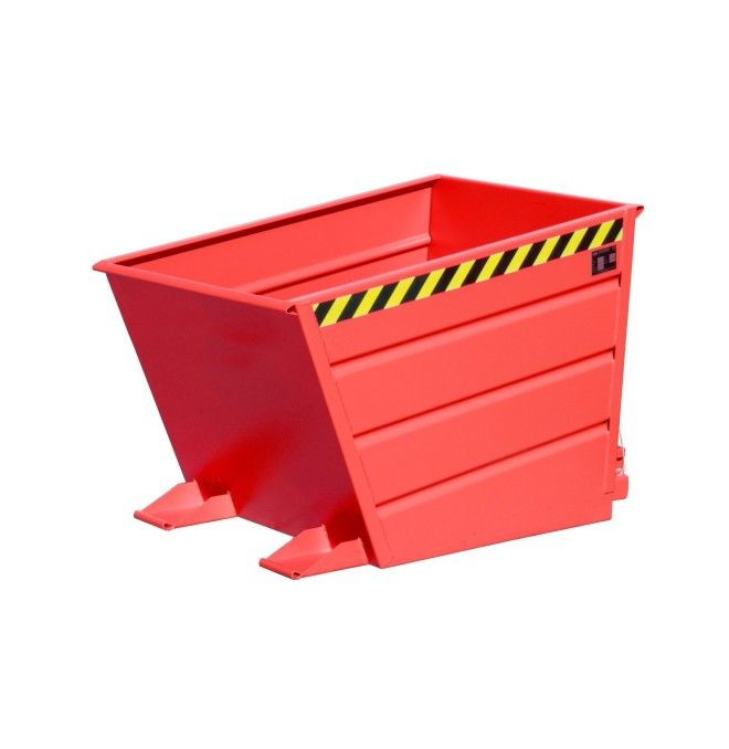 Tilting Container--Container tilting, painted, Red fire