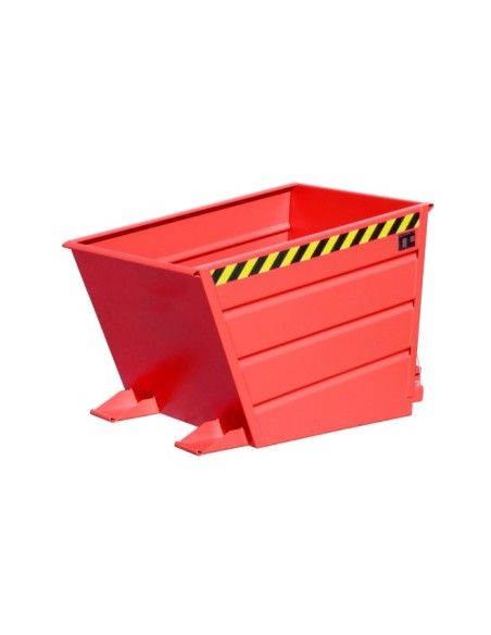 Kippbehälter--Container kippen, lackiert, rotes Feuer