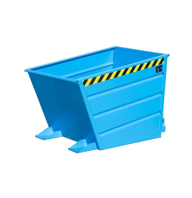 Tilting Container--Container tilting, painted, light blue