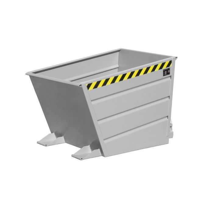 Bacs Basculants--Conteneur tilting, peint, souris grise