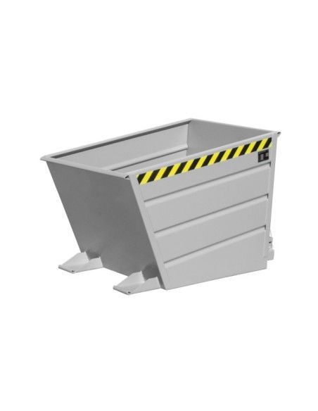 Bacs Basculants--Conteneur tilting, peint, souris grise