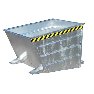 Contenedor basculante, galvanizado en caliente