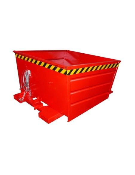 Tilting Container--Container tilting, painted, Red fire