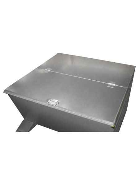 Contenitore Ribaltabile--Contenitore inclinazione, dipinto, topo grigio