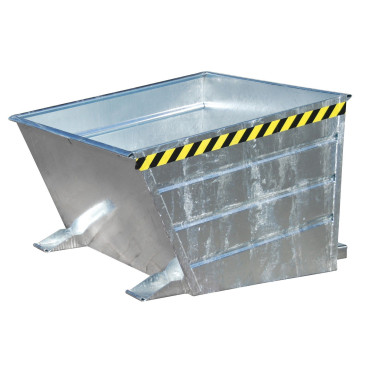 Contenedor basculante, galvanizado en caliente
