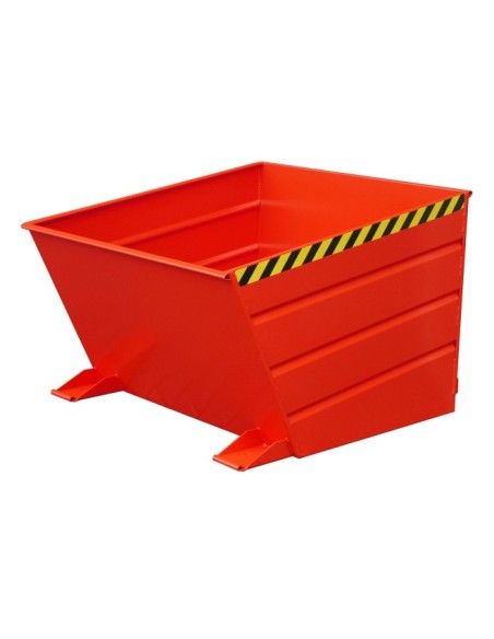 Tilting Container--Container tilting, painted, Red fire
