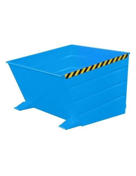 Kippbehälter--Container kippen, lackiert, hellblau