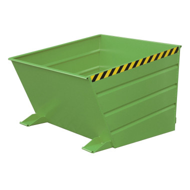 Recipiente Inclinável--Recipiente tilting, pintado, seda verde