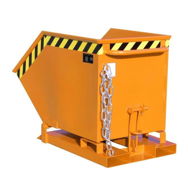 Bacs Basculants--Mouche balacée, peinte, jaune orange