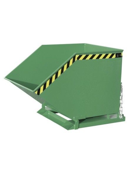 Tilting Container--Basquetic fly, painted, green