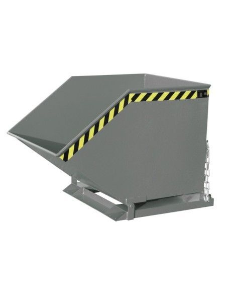 Tilting Container--Based fly, painted, gray mouse