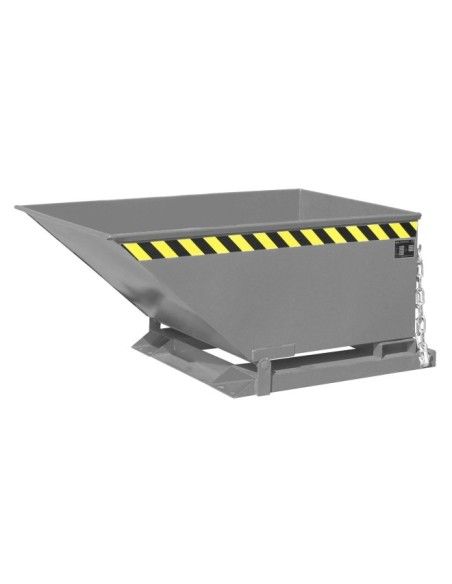 Tilting Container--Based fly, painted, gray mouse