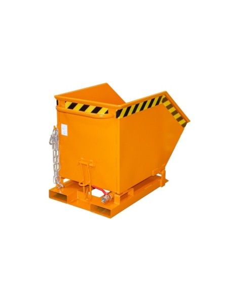 Recipiente Inclinável--Recipiente verniz, pintado, amarelo laranja