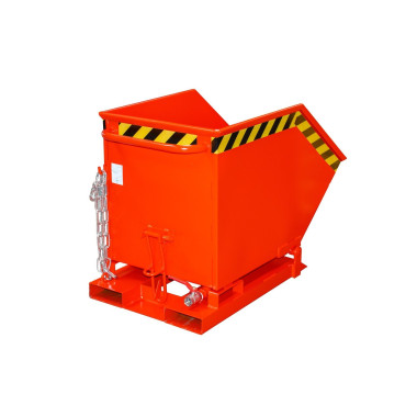 Tilting Container--Container cartoon, painted, Red fire