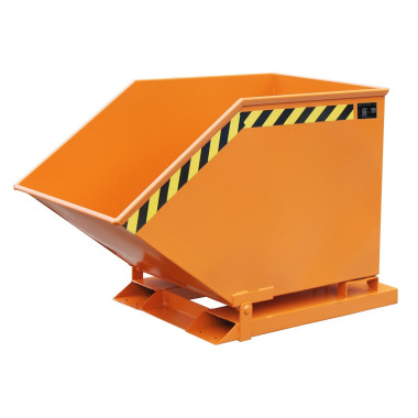 Recipiente Inclinável--Recipiente verniz, pintado, amarelo laranja
