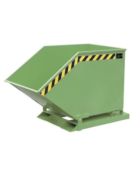 Tilting Container--Container cartoon, painted, green