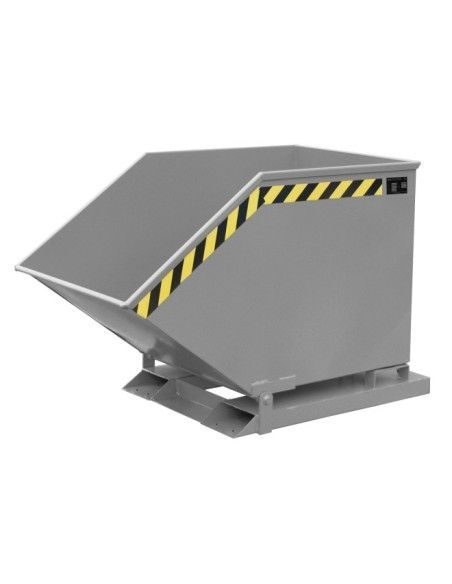 Tilting Container--Container cartoon, painted, gray mouse