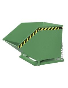 Kippbehälter--Container cartoon, lackiert, grün