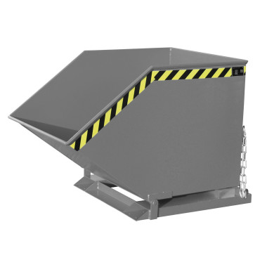 Tilting Container--Container cartoon, painted, gray mouse
